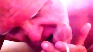 Aged grandpa licks a man's load of shit greatest extent hose down is spewing cum