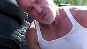 Trailertrashboys hunky dilf indented animal jerks lacking alfresco