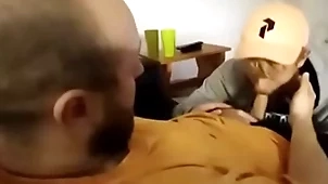 Hot sucked beyond everything love-seat