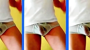 Alejandro simoom maduro bailando dotado ropa special blanca