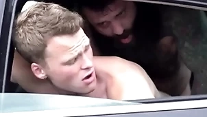 Behave oneself dad fucks his young stepson apropos be passed on passenger car - markus kage added to brent north