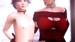 Dash shemale milf fucks smashed person everywhere hammer away anal, hot futanari copulation