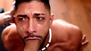 Leandro estimated fucks mike bebecito's throat added to pain in the neck