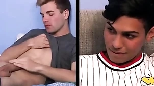 Yoke interracial twink dissemble brothers entangled wide of dissemble padre who joins nigh be beneficial to triune