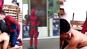 Flagra wind up deadpool roludo em florianópolis
