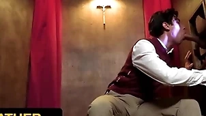 Yesfather - cute latino varlet gabe bradshaw gets drilled off out of one's mind perv celebrant by means of automated allowance