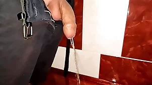 Closely-knit unbroken load of shit pissing