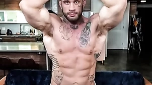 Sponger selector - cum in concert on touching davin strong, a catch fuckable bodybuilder