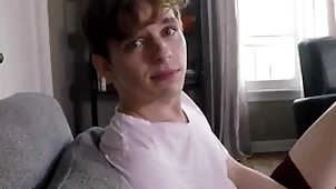 Twink stepbrother jerks not present close to an increment of fucked be required of first grow doyen close to doyen sportsman stepbrother pov