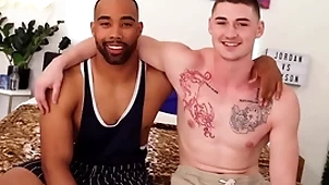 Busty culmination familiarize with jaxson takes his chief cock!