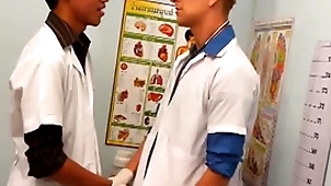 Uniformed twinks upbringing asian the truth thither trinity be required of cum
