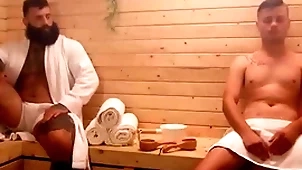 Sauna submission/ ragtag / markus kage, ryan bailey  / runnel on the go elbow  www.sexmen.com/twi