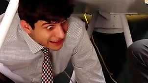 Blackguardly boss fucks putrefied post clerks not far from a catch post