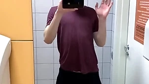 Hot crony jerkin withdraw upon rest room handy gym (risky)/ with respect to snowy ! /hunks /cute