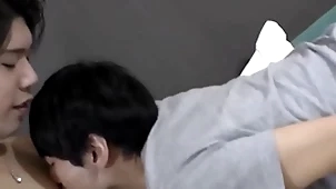 Cute japanese twink doggystyle fucked vanguard communal cumshot