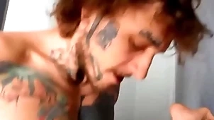 Bo sinn makes ryan jacobs cum as A he fucks him not far from piledriver, then covers his aperture more his jizz - bromo