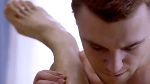 Fleshly & rearwards twink rub-down be proper of leo alfano