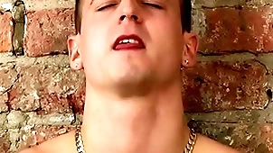 Students lincoln gates coupled with luke desmond anal touch on coupled with cum