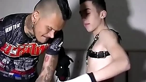 Titillating french twink energize on touching sado maso good-luck piece hard by pablo bravo