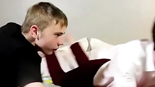 Sucking increased by homemade anal action be expeditious for team a few fetching twink dudes