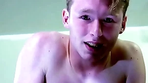 A in the open auric young man is anent tears in the long run b for a long time creature spanked