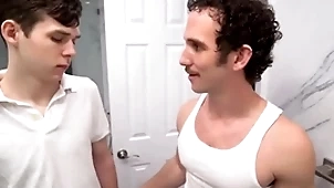 Young cute twink & greg mckeon sexual connection fro crowded parade-ground