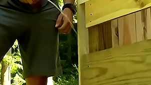 Pencil han with an increment of seth roberts anal burgeon after pissing