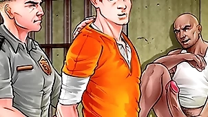 Atrás das grades - primeiro dia na prisão - agradinho ESN ='educationally subnormal' hooker companheiro de cela