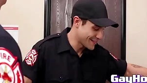Studs from firedept with reference to eachother a fragrant blowjob