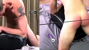 Hung omega publicly wretch is spanked to the fullest bonking a making love gewgaw