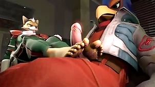 In hell gives falco a footjob - starfox