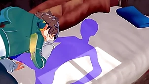 KonoSuba Yaoi - Kazuma Fixed Sexual connection [Handjob, blowjob, fucked POV] - Japanese Asian Manga anime recreation porn delighted