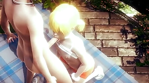 Yaoi Femboy - Fer blowjob together with anal by alternative femboy - Dastard crossdress Japanese Asian Manga Anime Recreation Porn Joyful